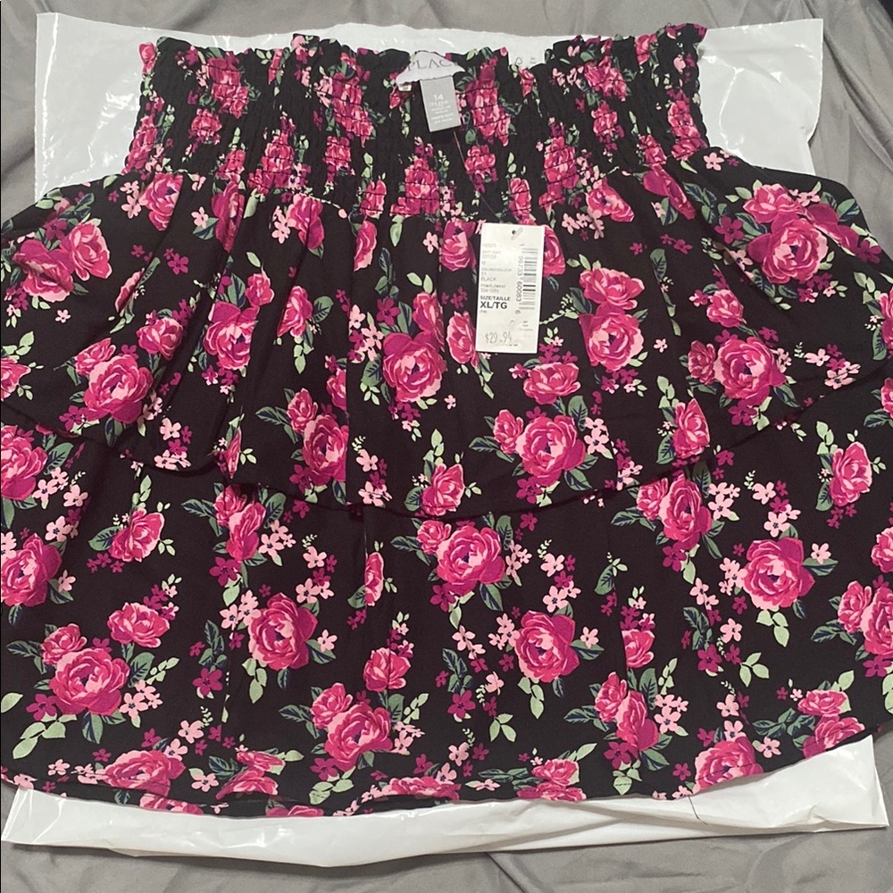 Floral Pink Skirt